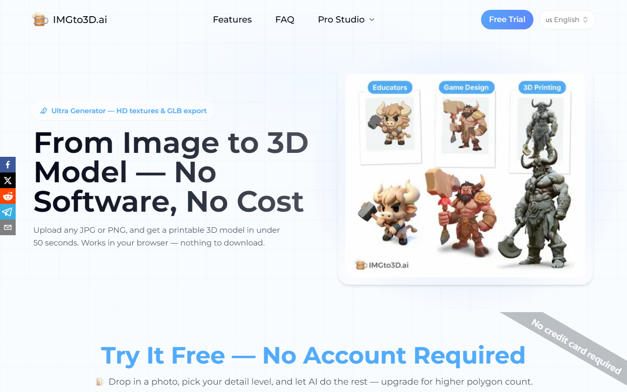 Imgto3D screenshot 1