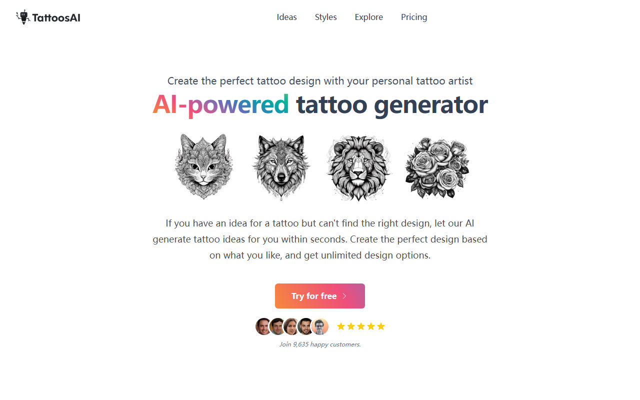 TattoosAI screenshot 1
