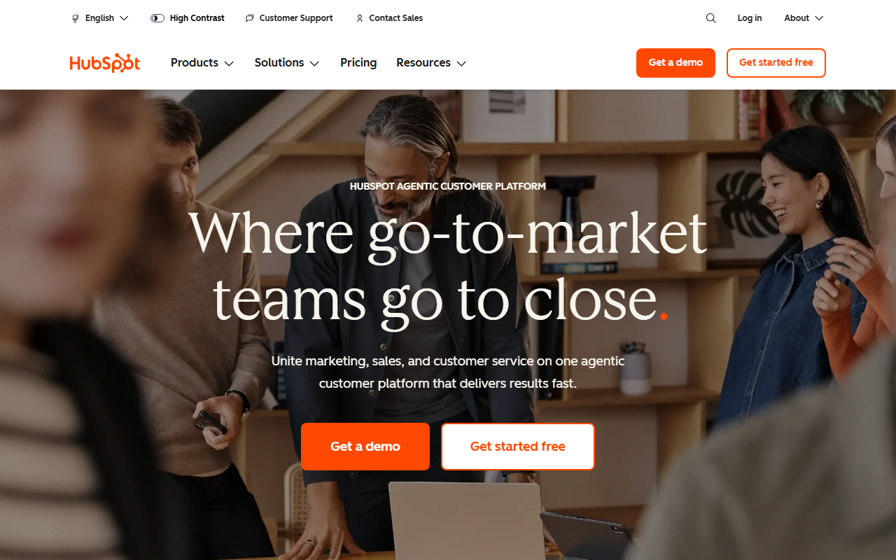 HubSpot screenshot 1