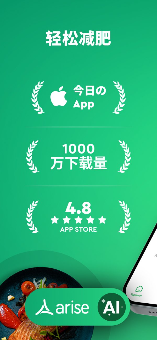 Arise卡路里计算器 screenshot 1