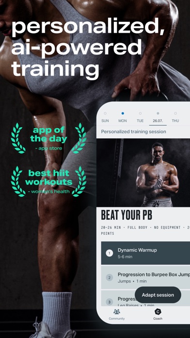 Freeletics Pro 6 Pack Exersize screenshot 1