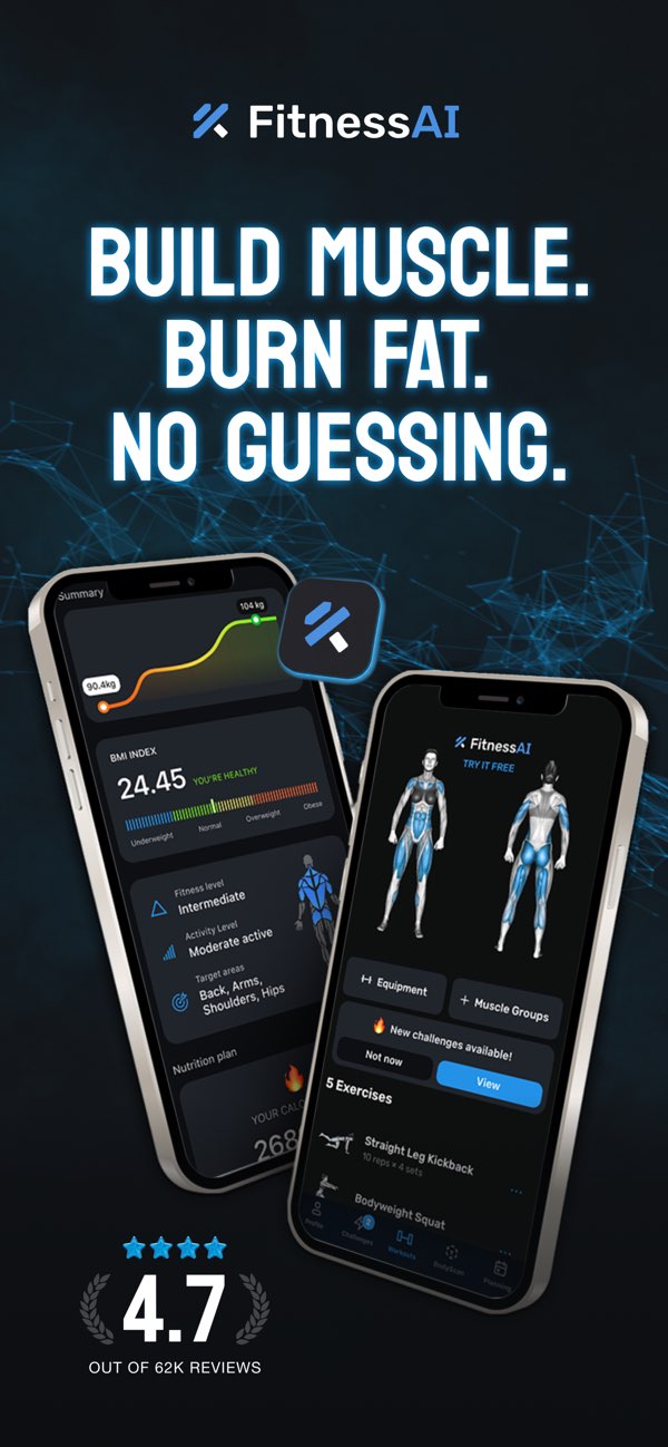 Fitness AI Gym Workout Planner screenshot 1