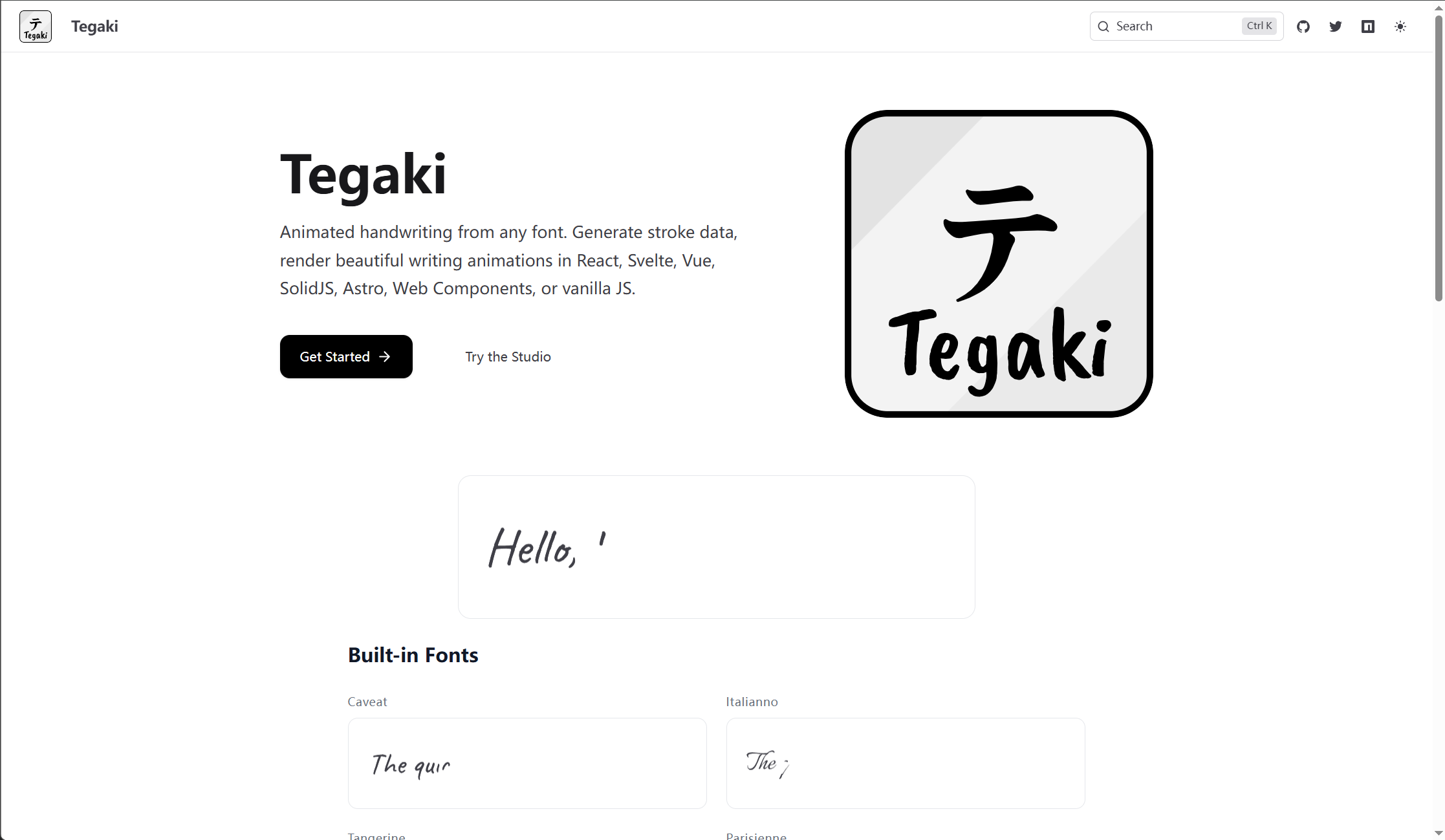 gkurt tegaki - 手写动画 screenshot 1