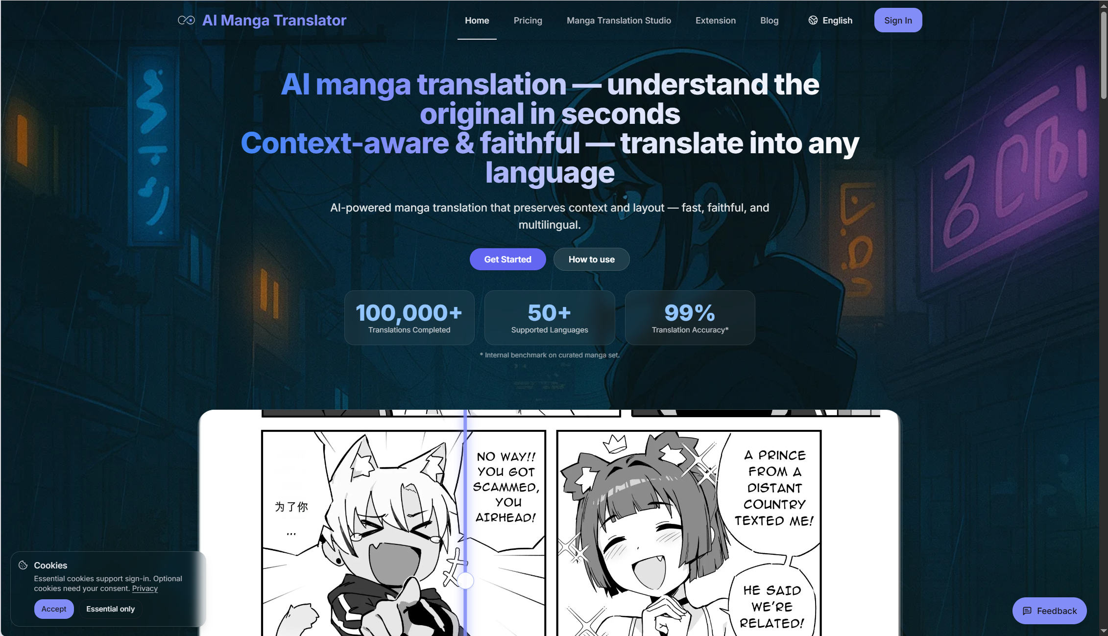 Manga Translator screenshot 1