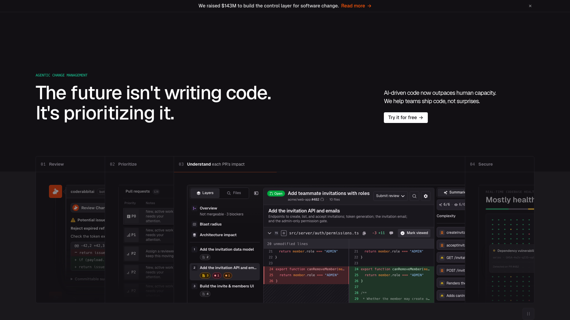 CodeRabbit product screenshot