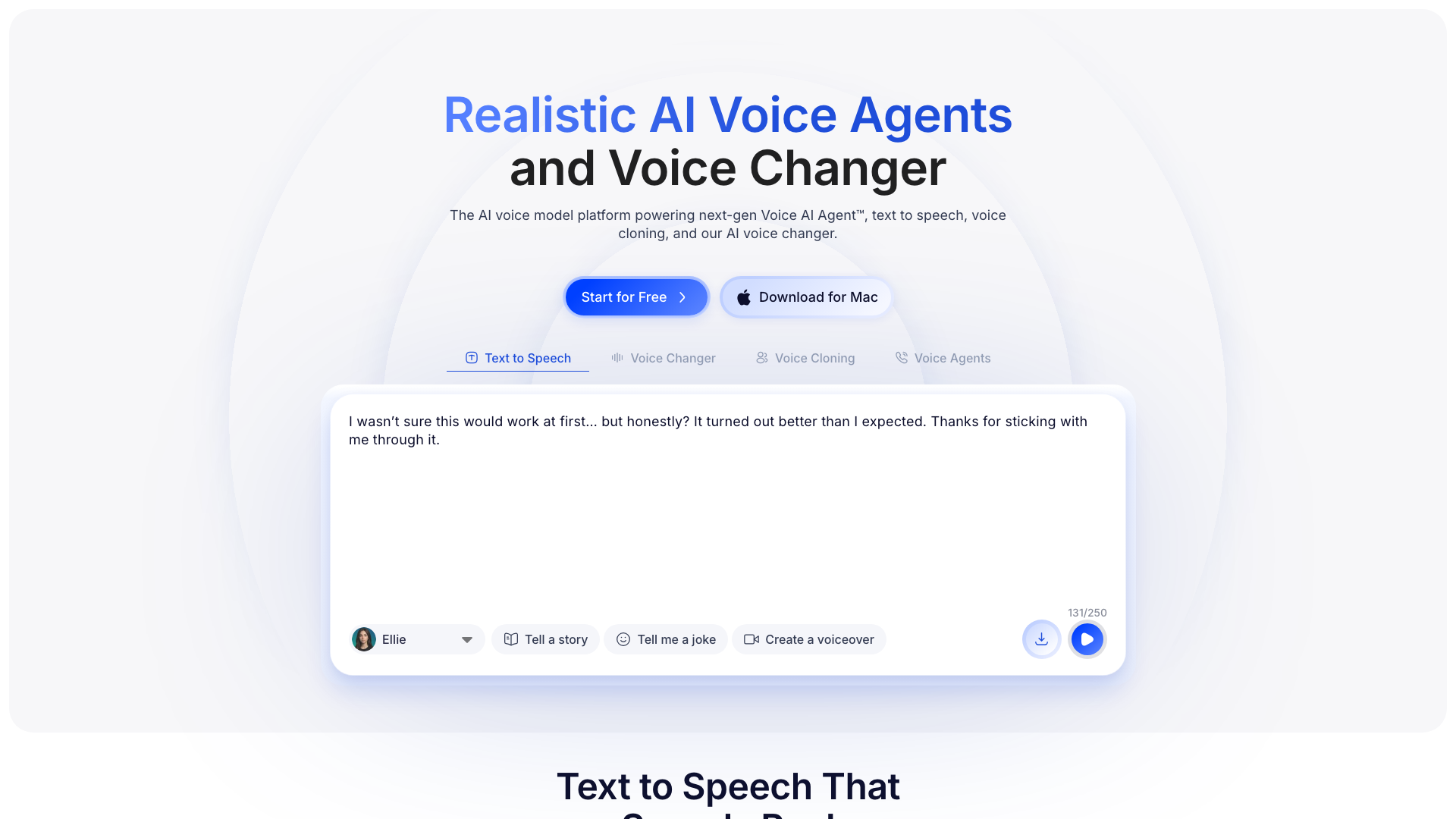 Voice.ai product screenshot