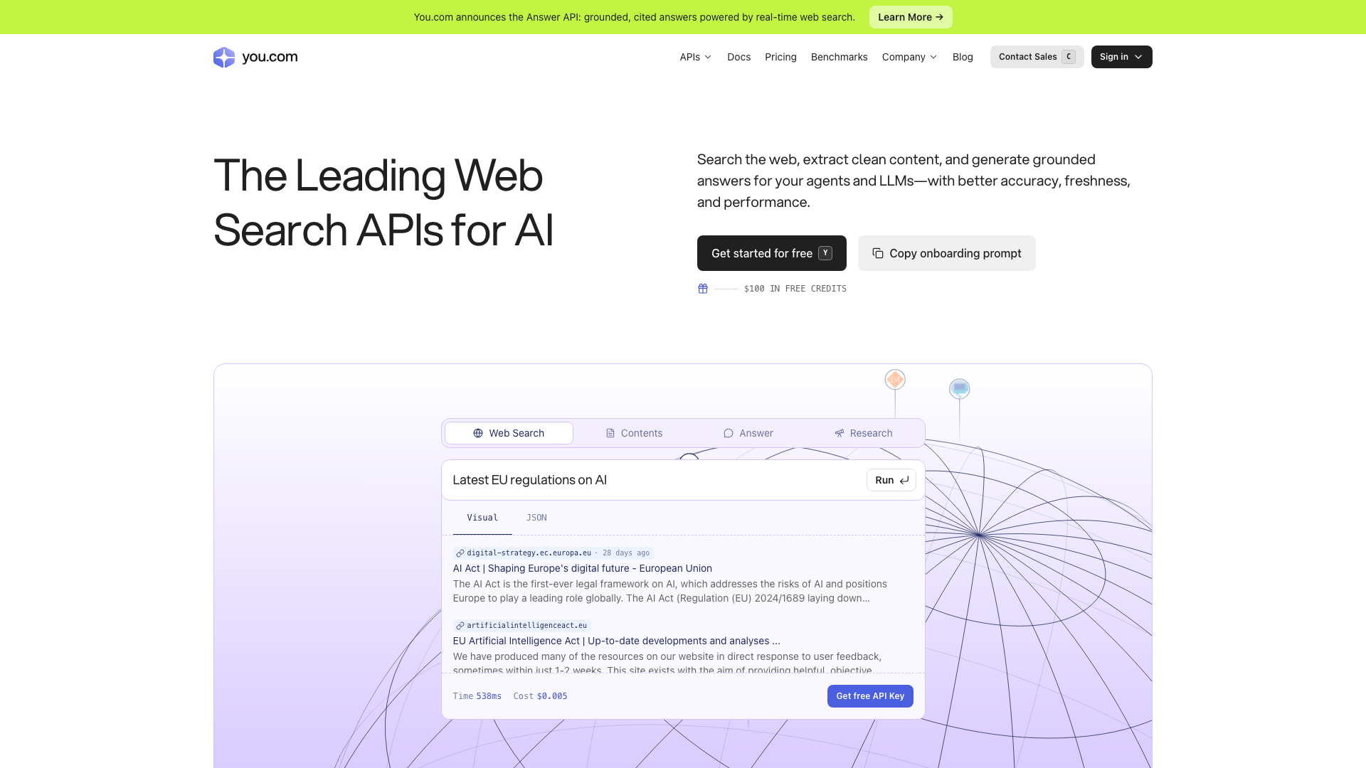 YouChat AI product screenshot