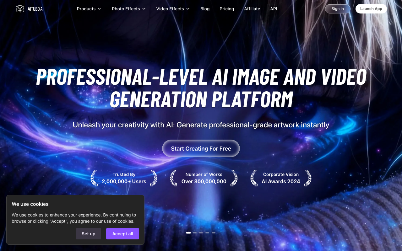 Aitubo product screenshot