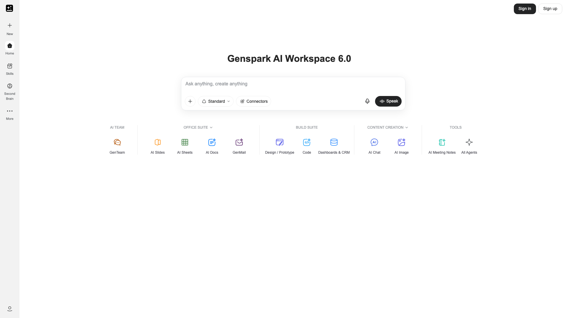 Genspark product screenshot