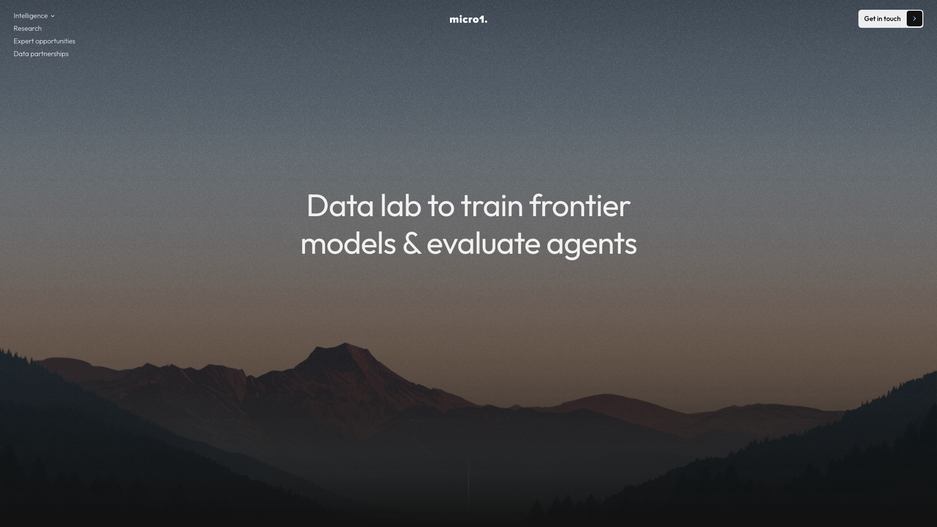 Micro1 product screenshot