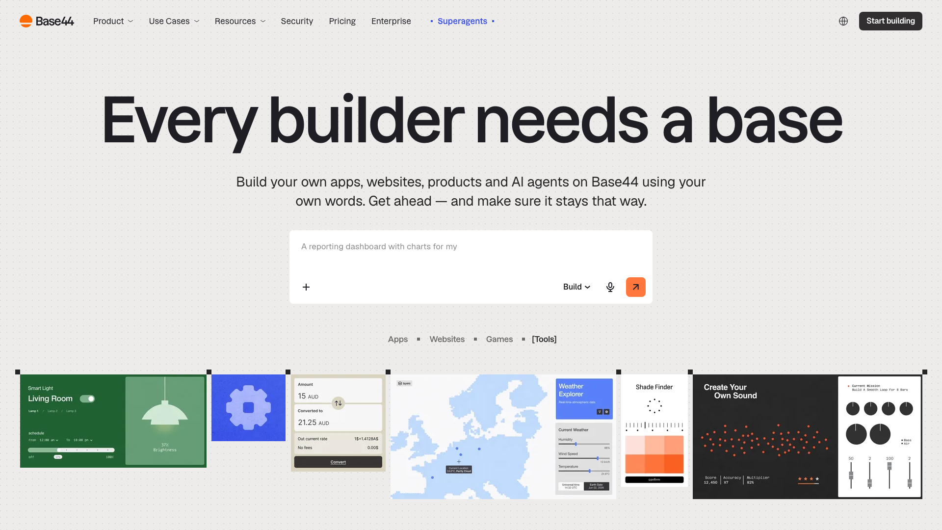 Base44 product screenshot