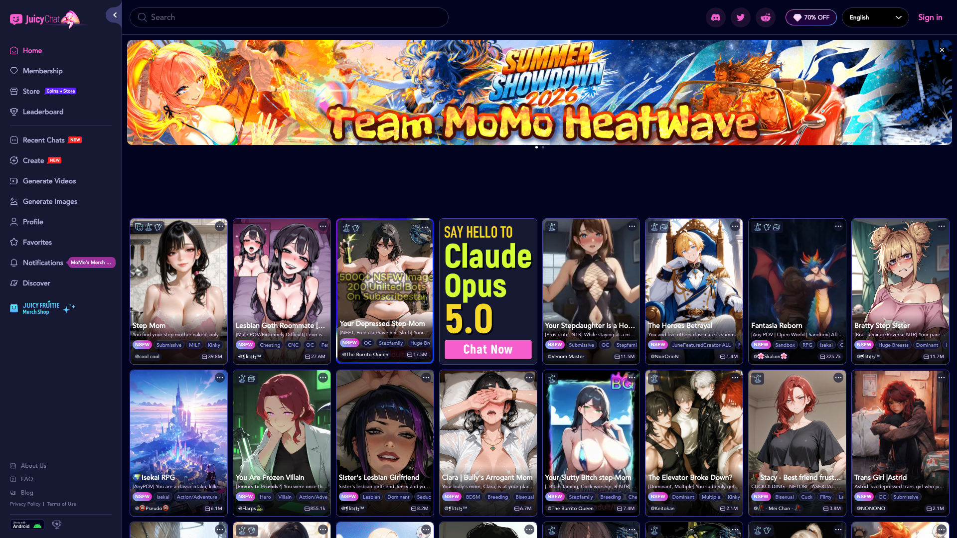 JuicyChat product screenshot