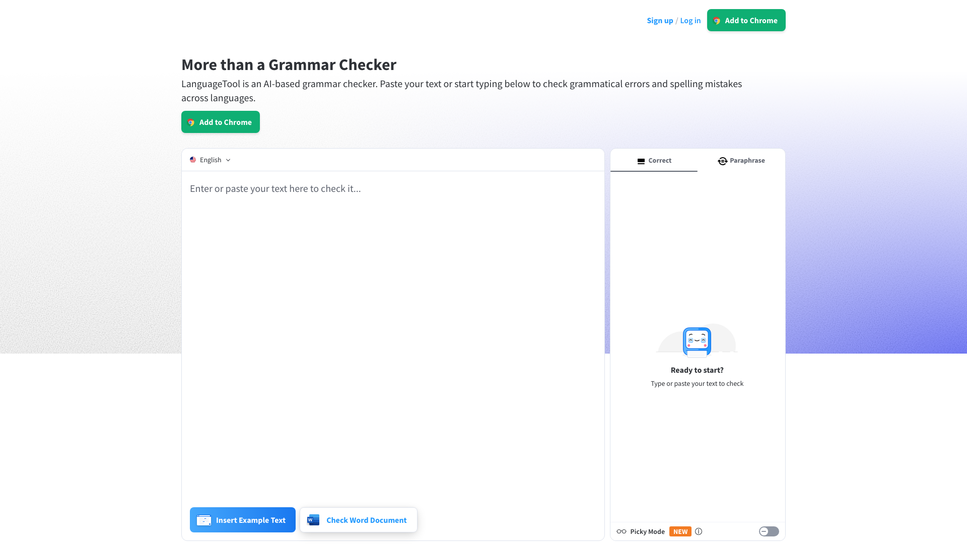 LanguageTool product screenshot