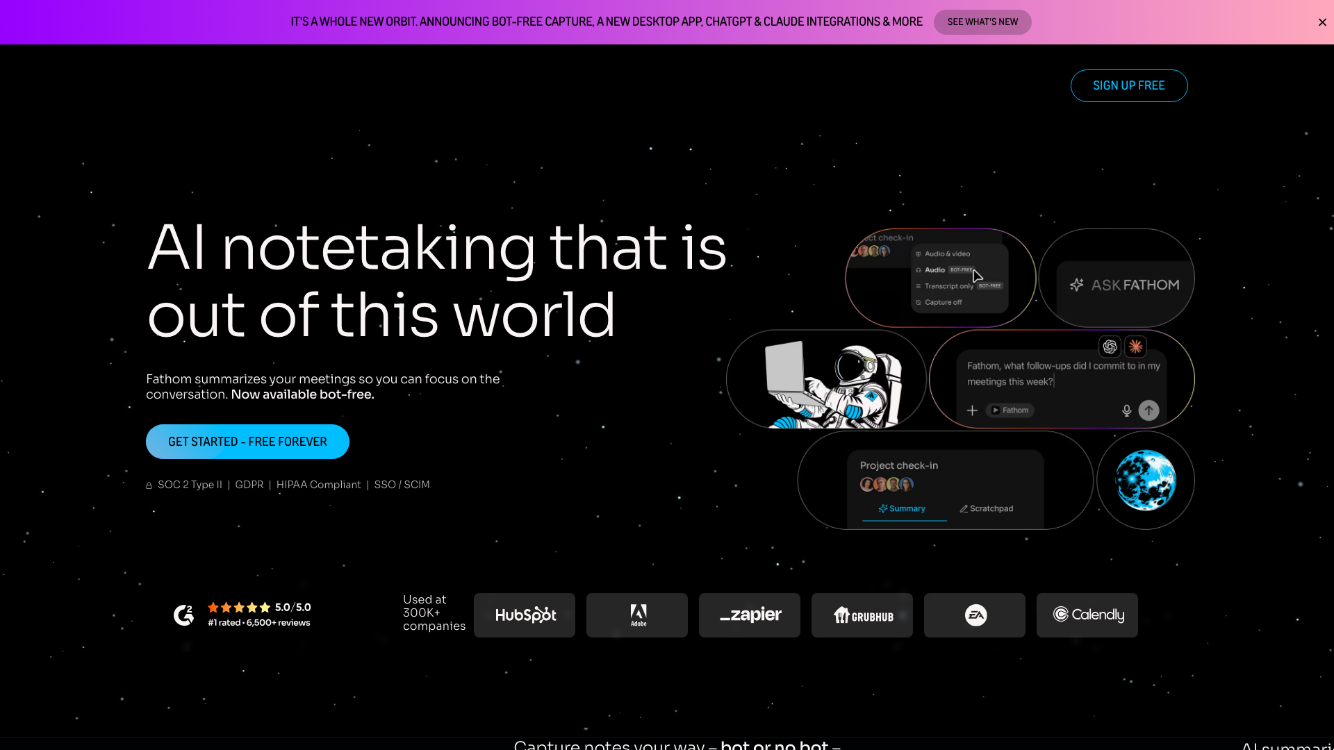 Fathom product screenshot