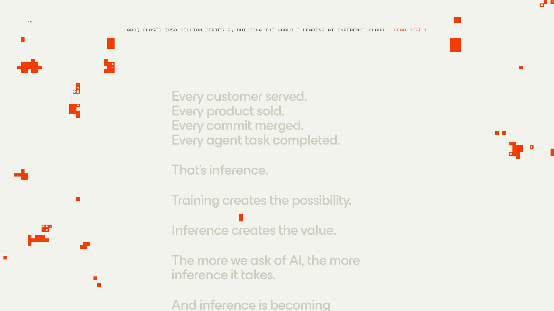 Groq product screenshot