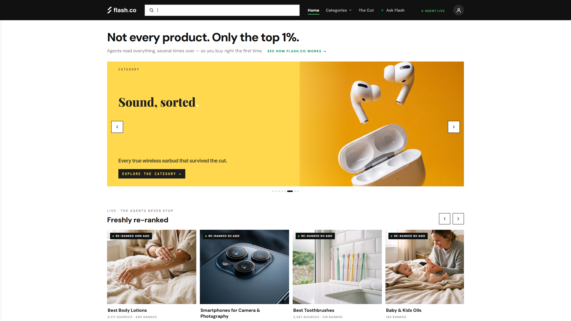 Flash product screenshot