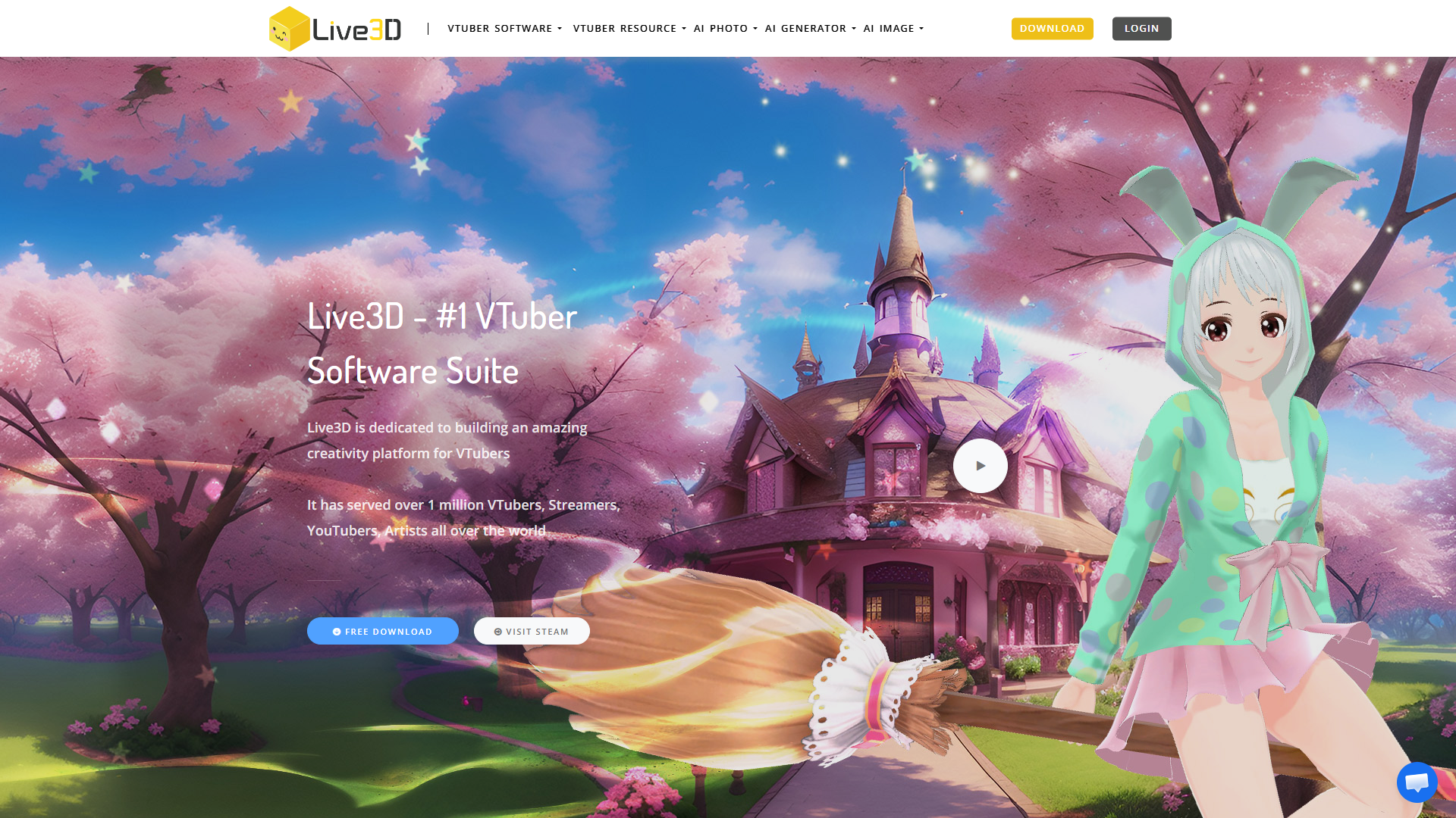 Live3D product screenshot