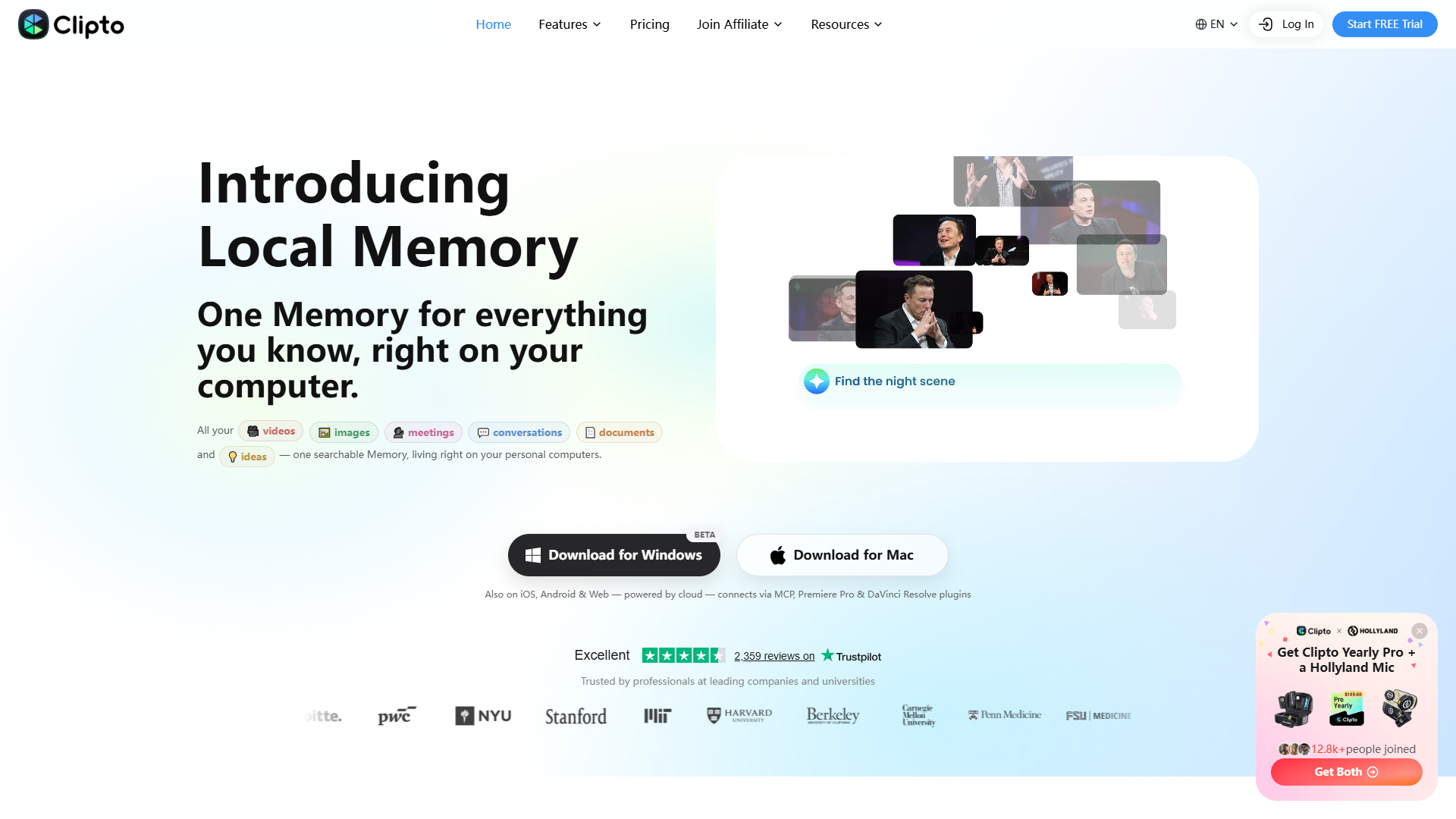 Clipto product screenshot