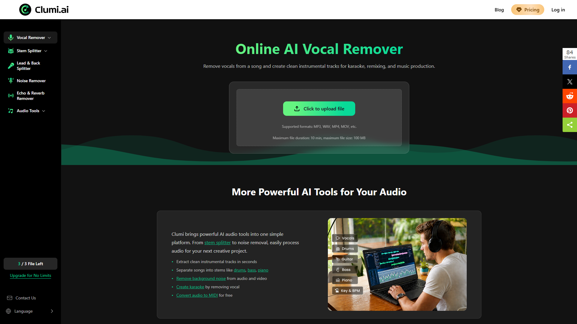 Clumi product screenshot