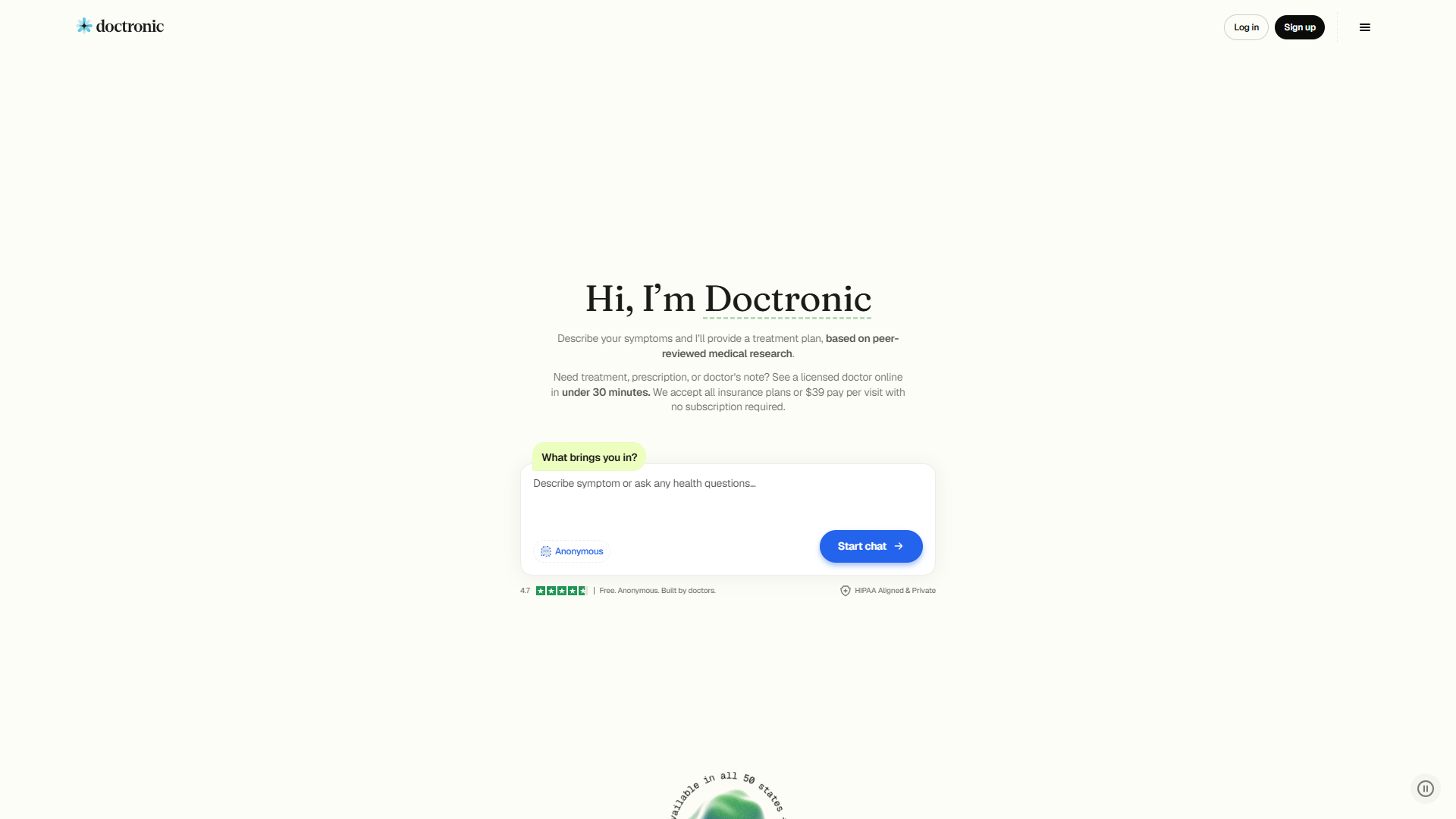 Doctronic product screenshot