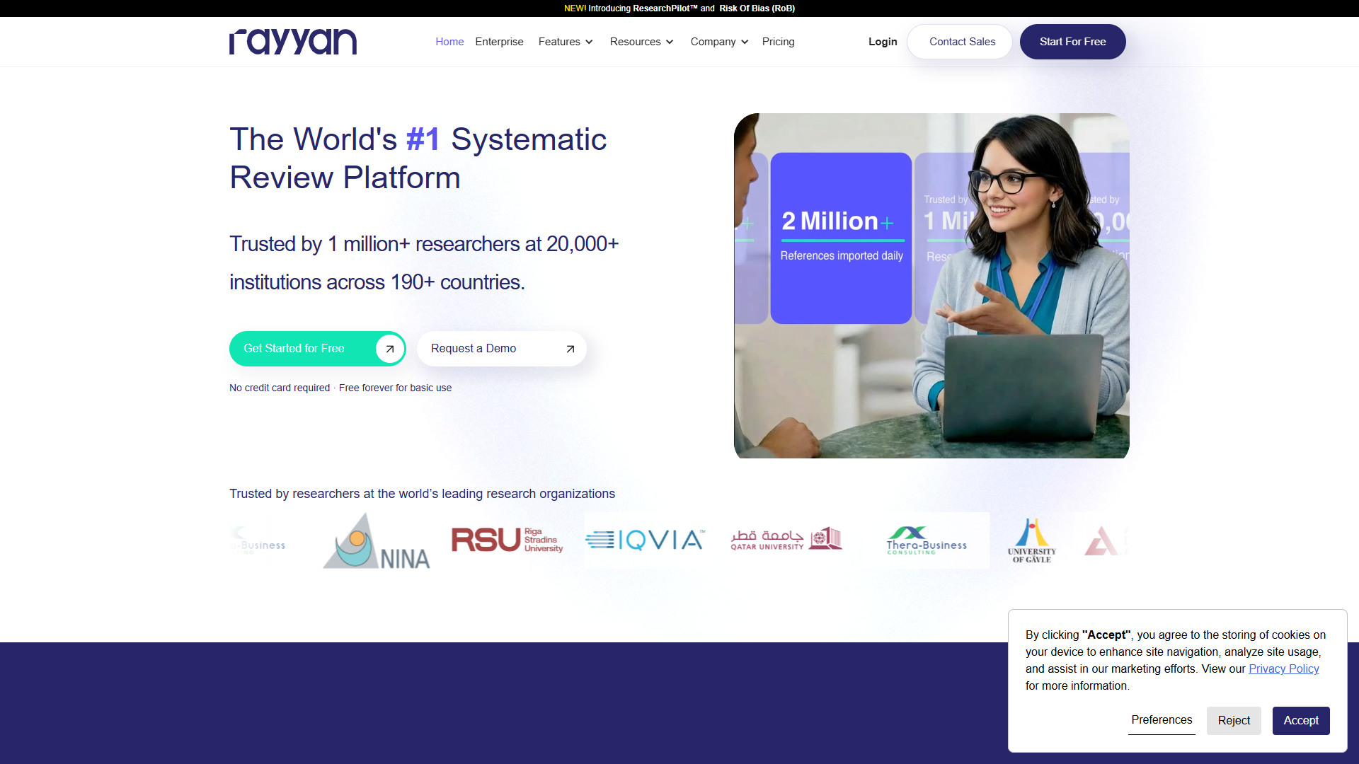 Rayyan product screenshot