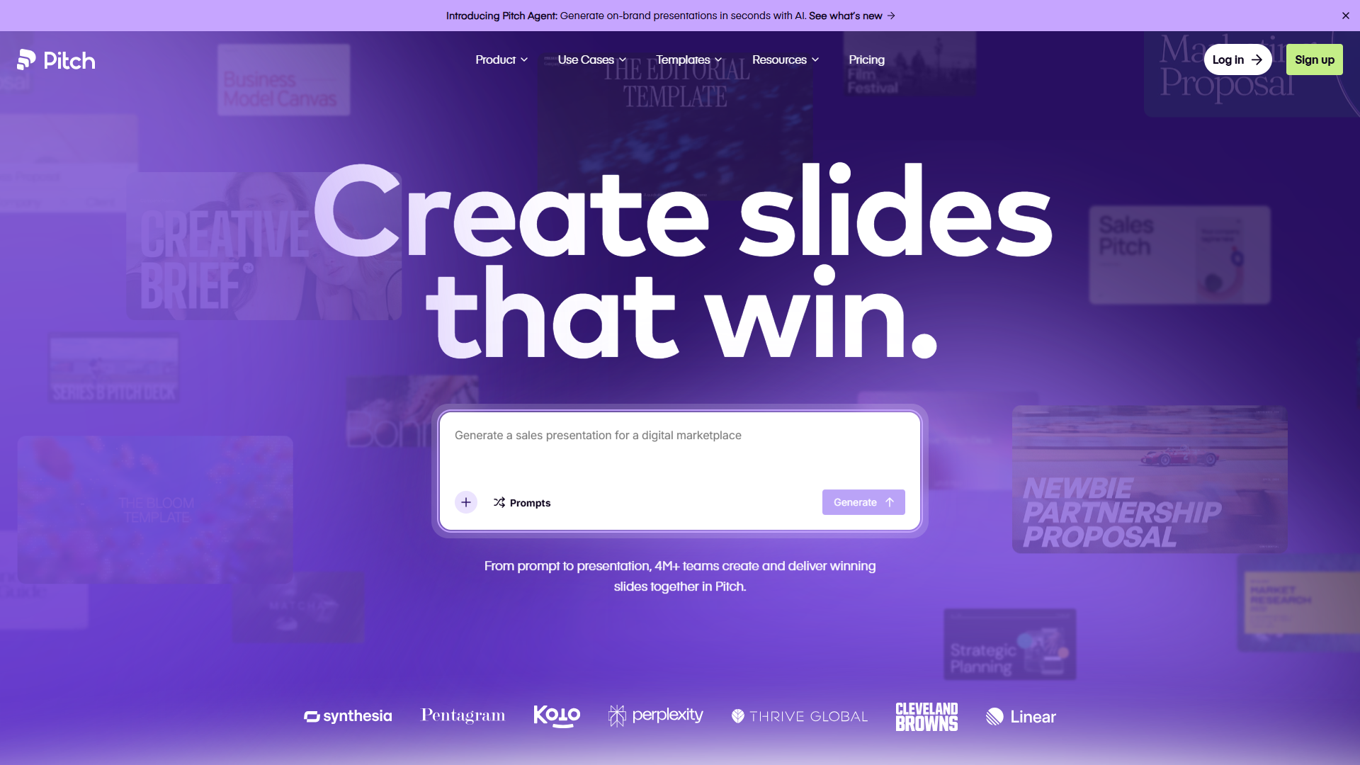Pitch product screenshot