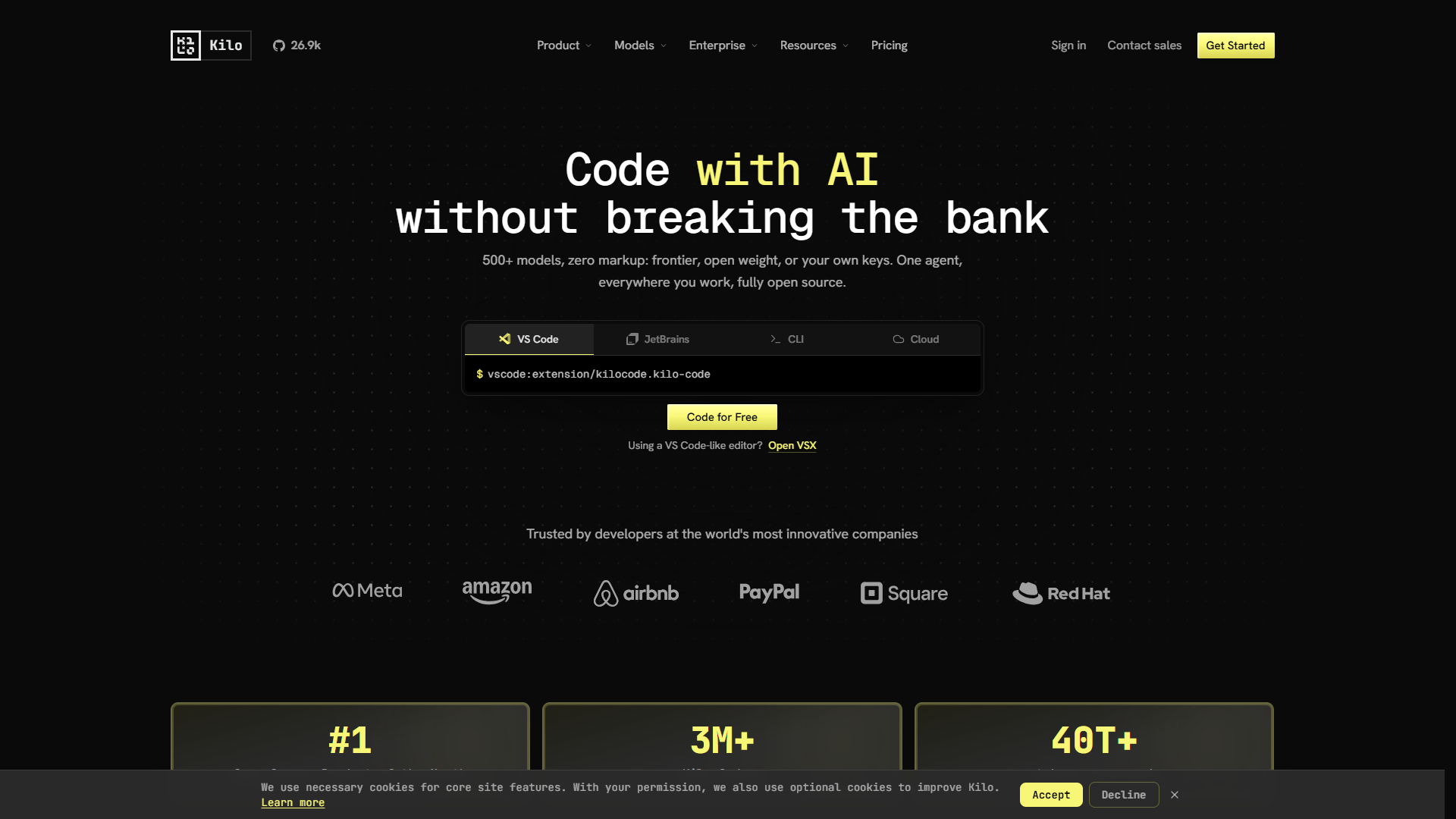 Kilo Code product screenshot