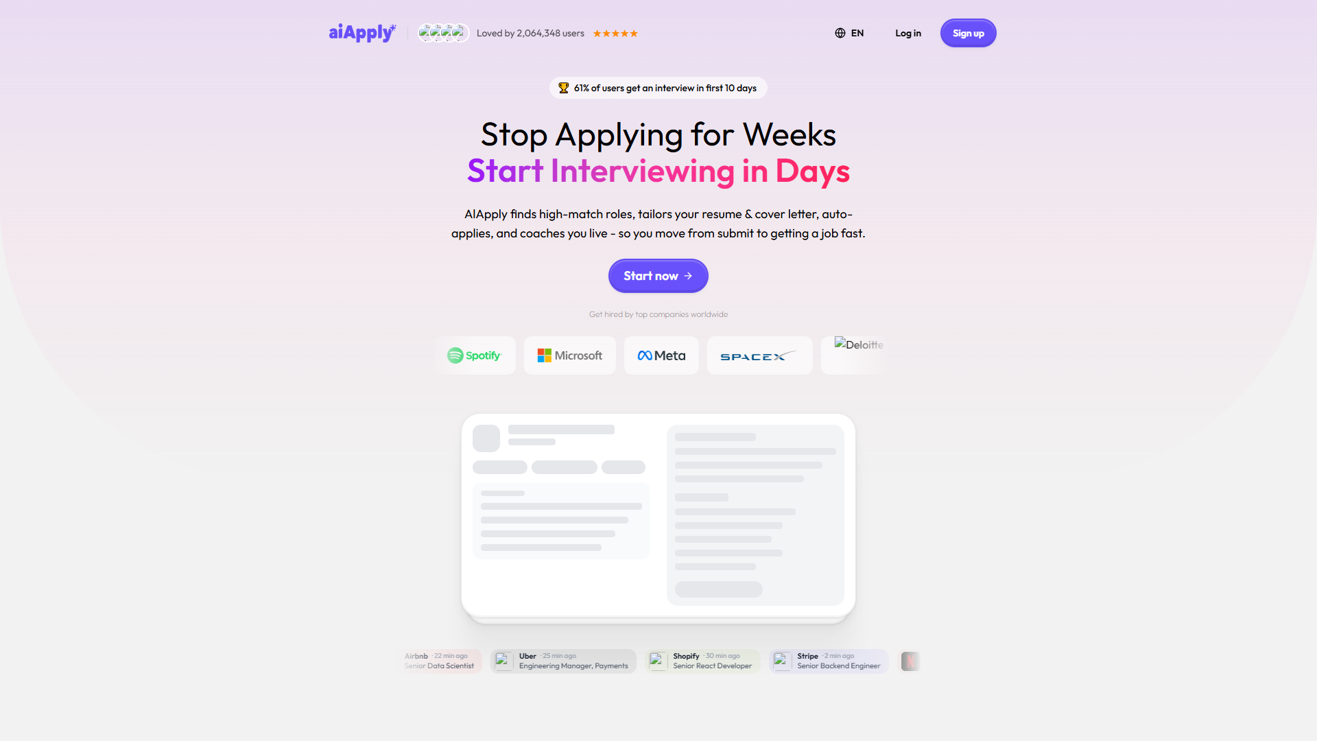AIApply product screenshot