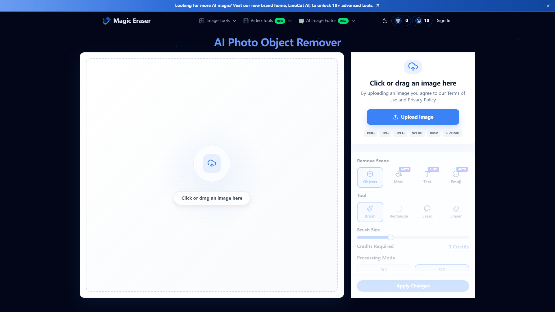 Magic Eraser product screenshot