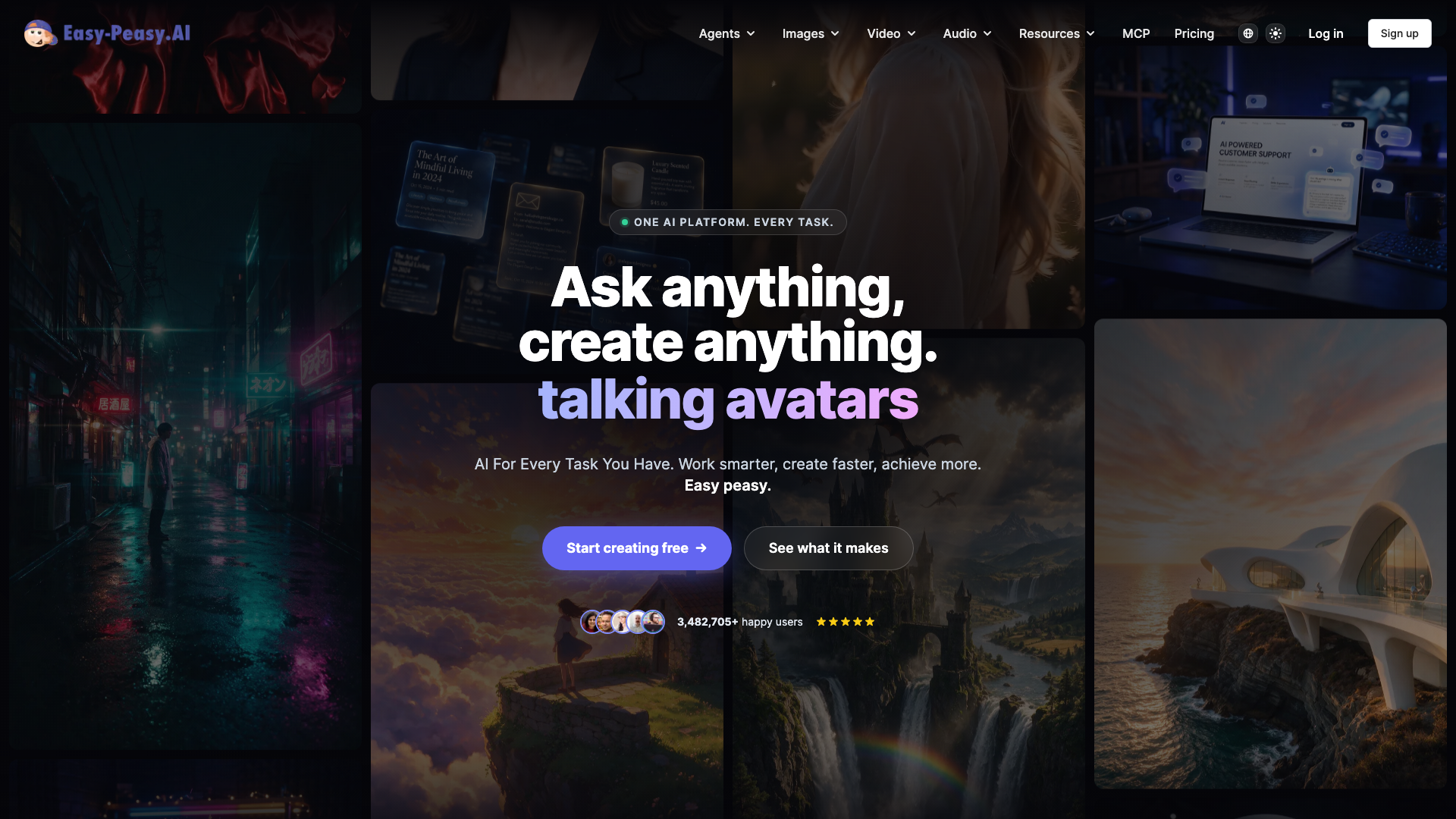 Easy-Peasy.AI product screenshot