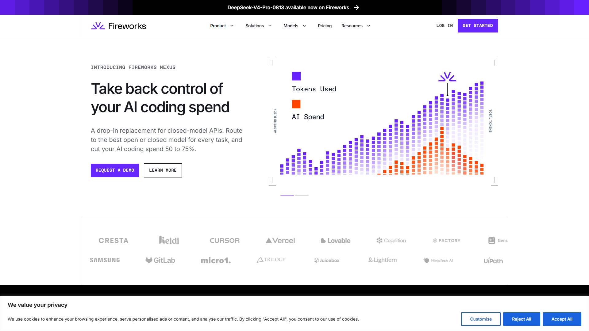 Fireworks AI product screenshot
