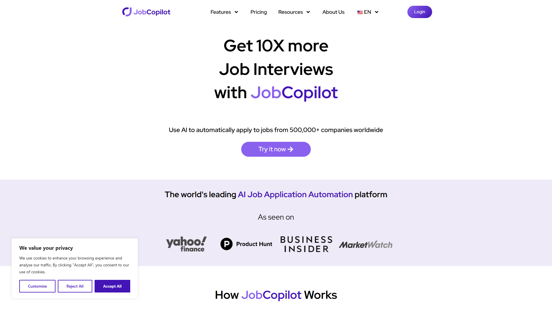 JobCopilot product screenshot