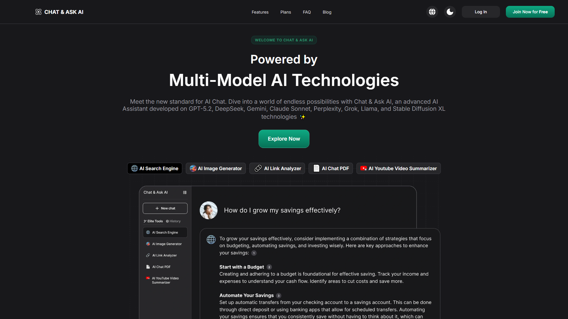 Chat & Ask AI product screenshot