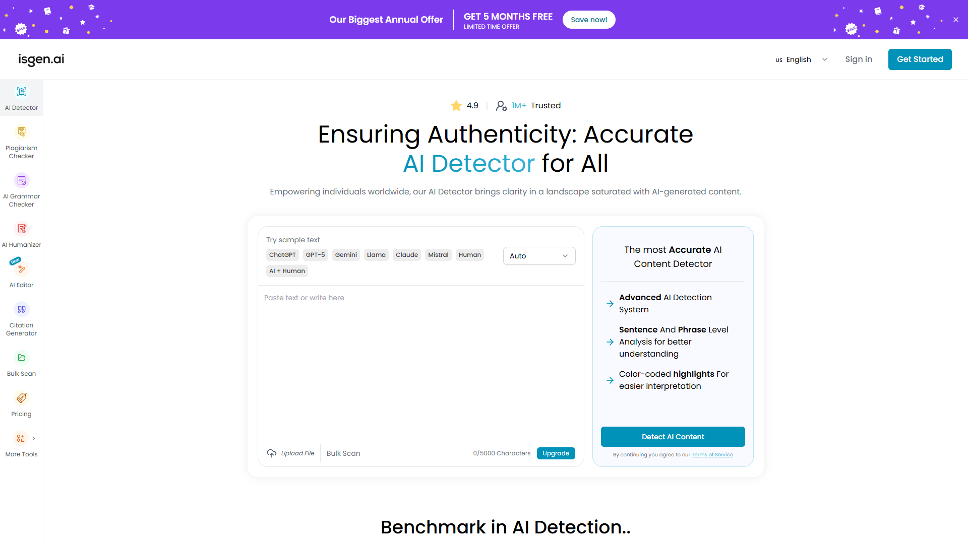 Isgen product screenshot
