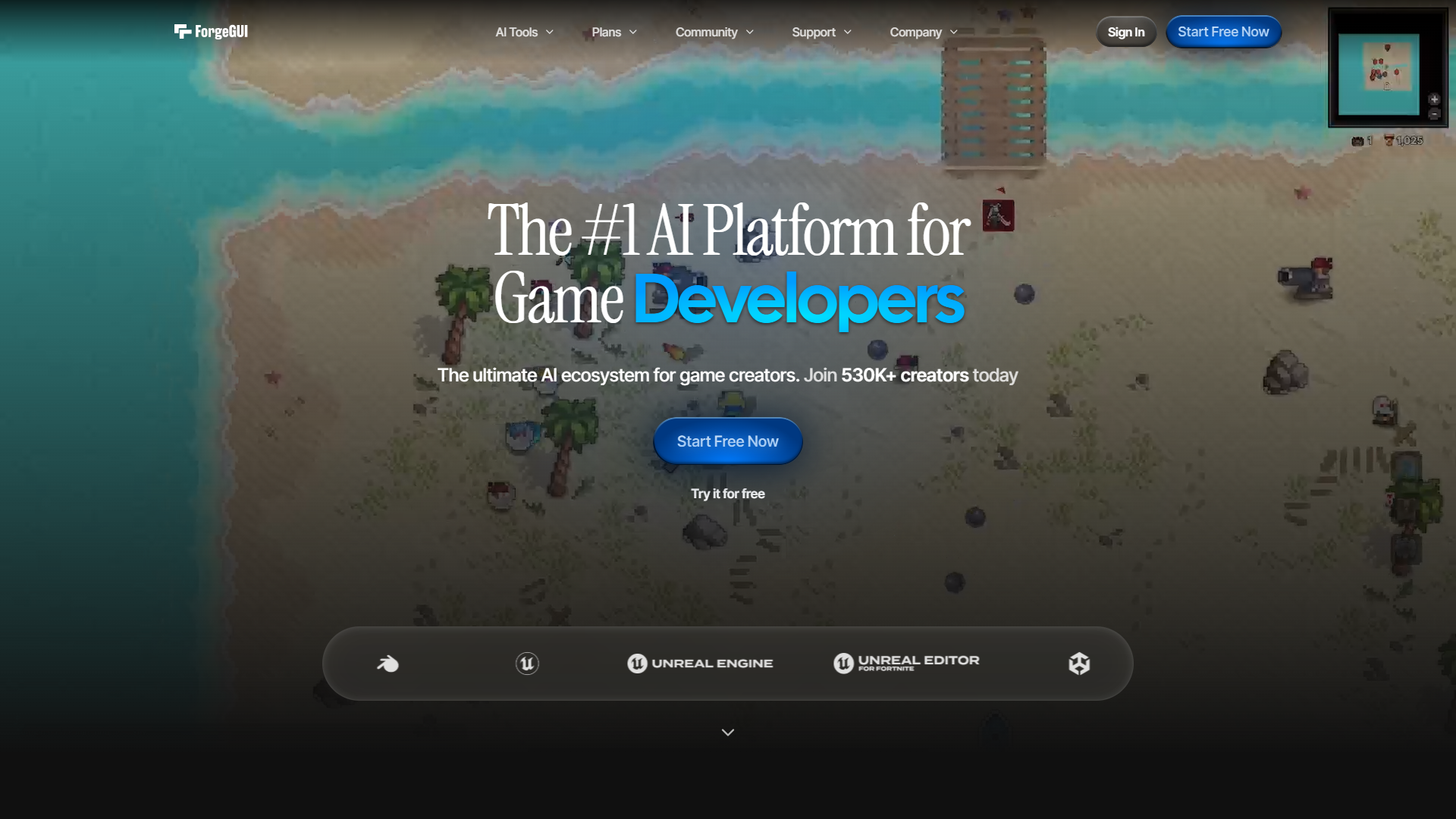 ForgeGUI product screenshot
