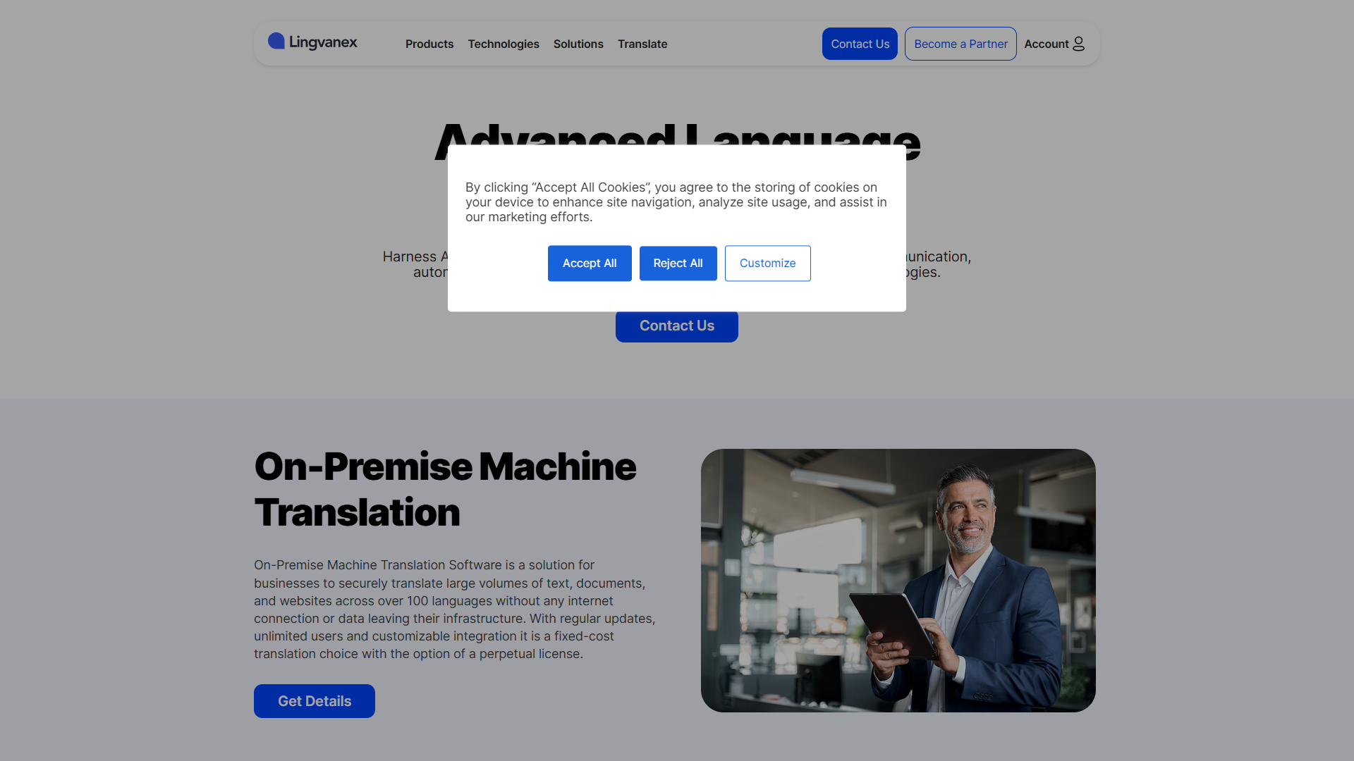 Lingvanex product screenshot