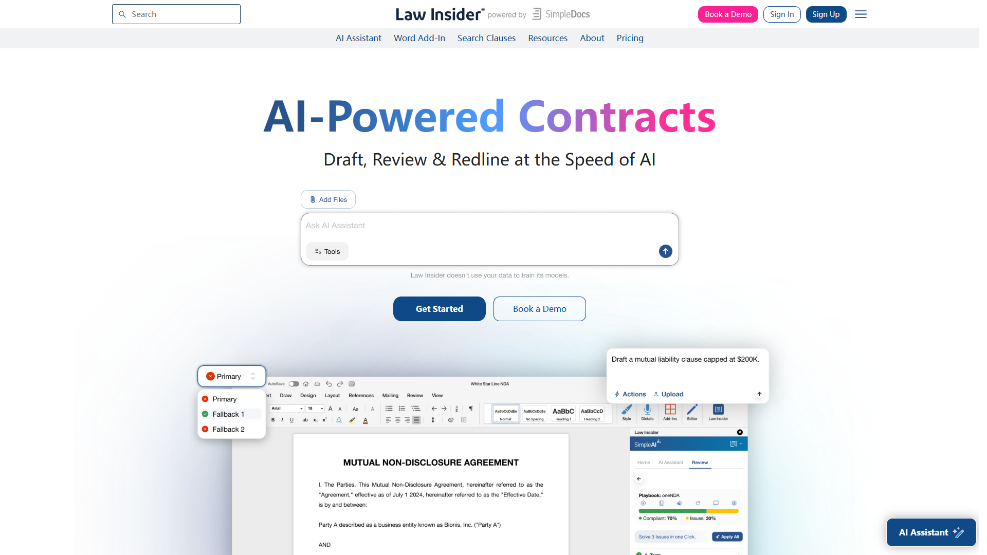 Law Insider product screenshot
