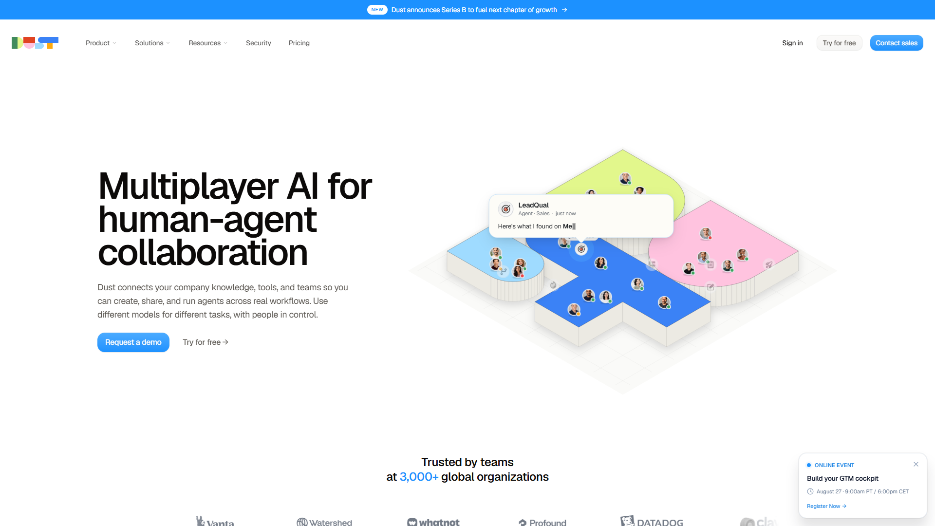 Dust product screenshot