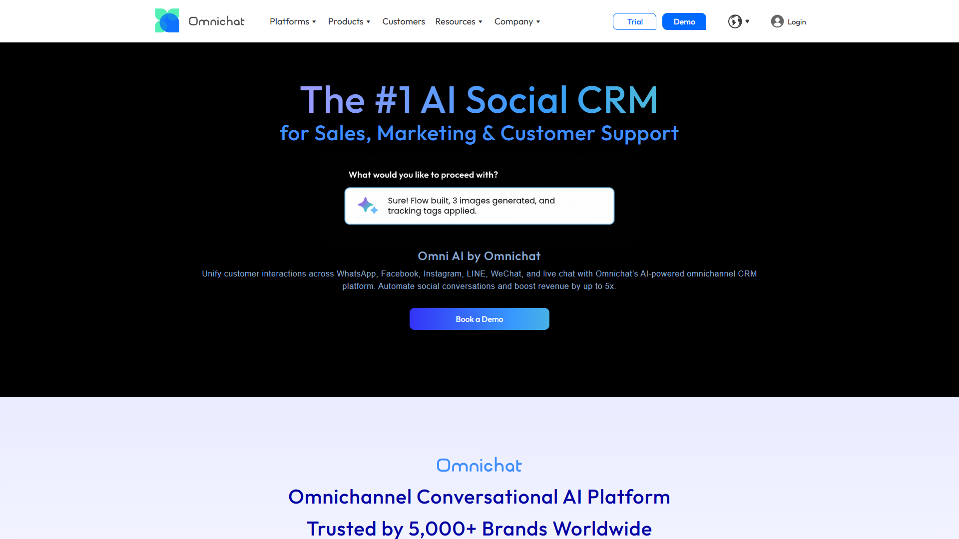 Omnichat product screenshot