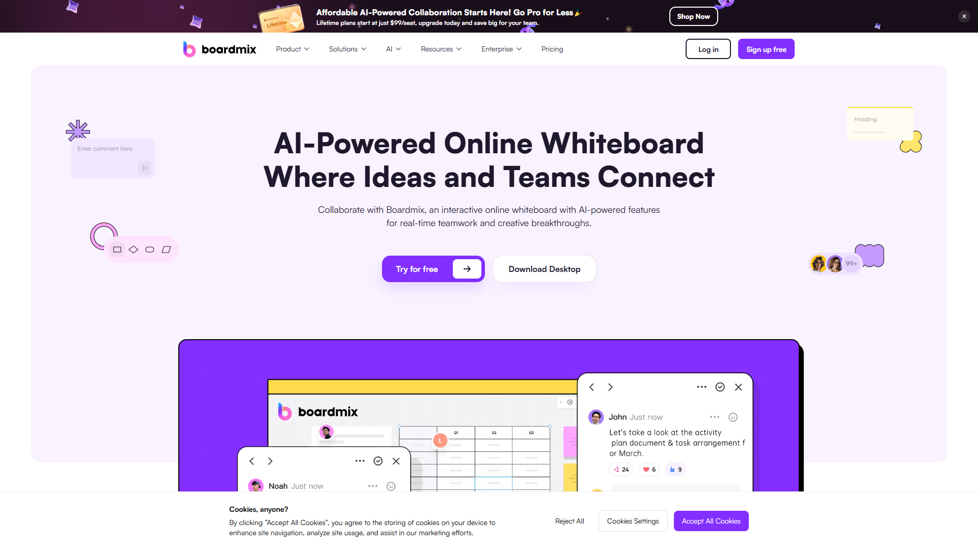 Boardmix product screenshot