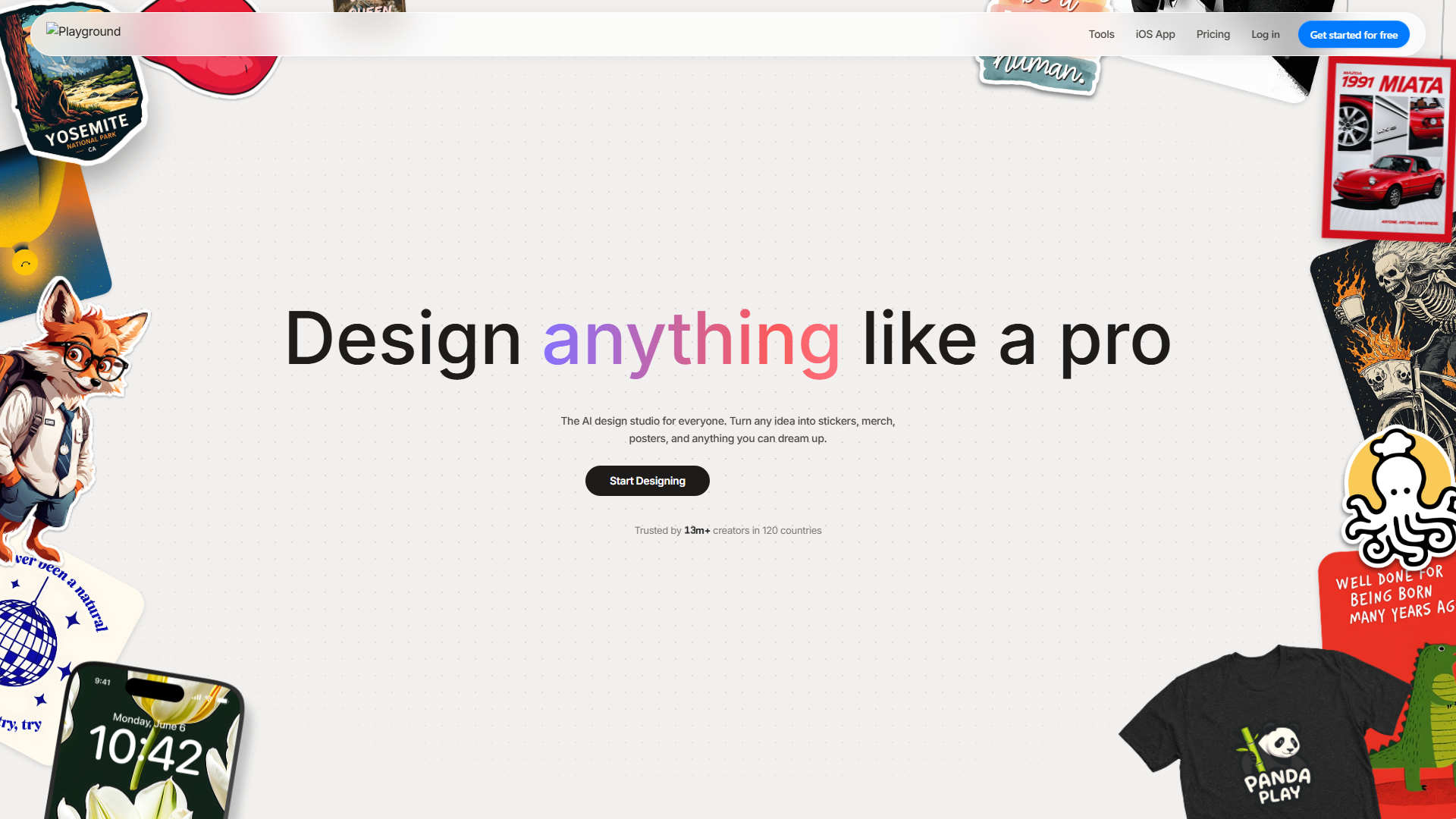 Playground product screenshot