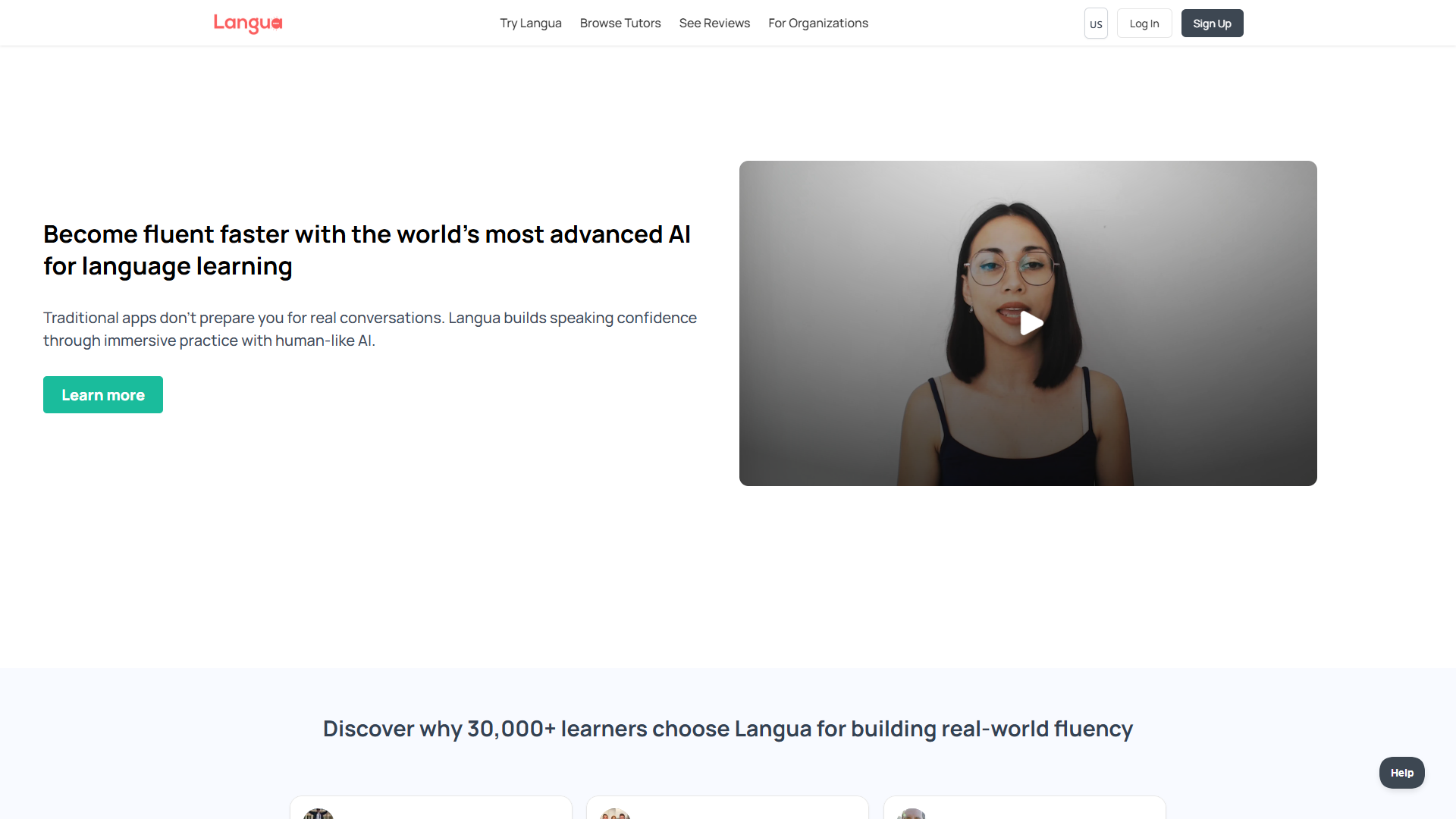 LanguaTalk product screenshot
