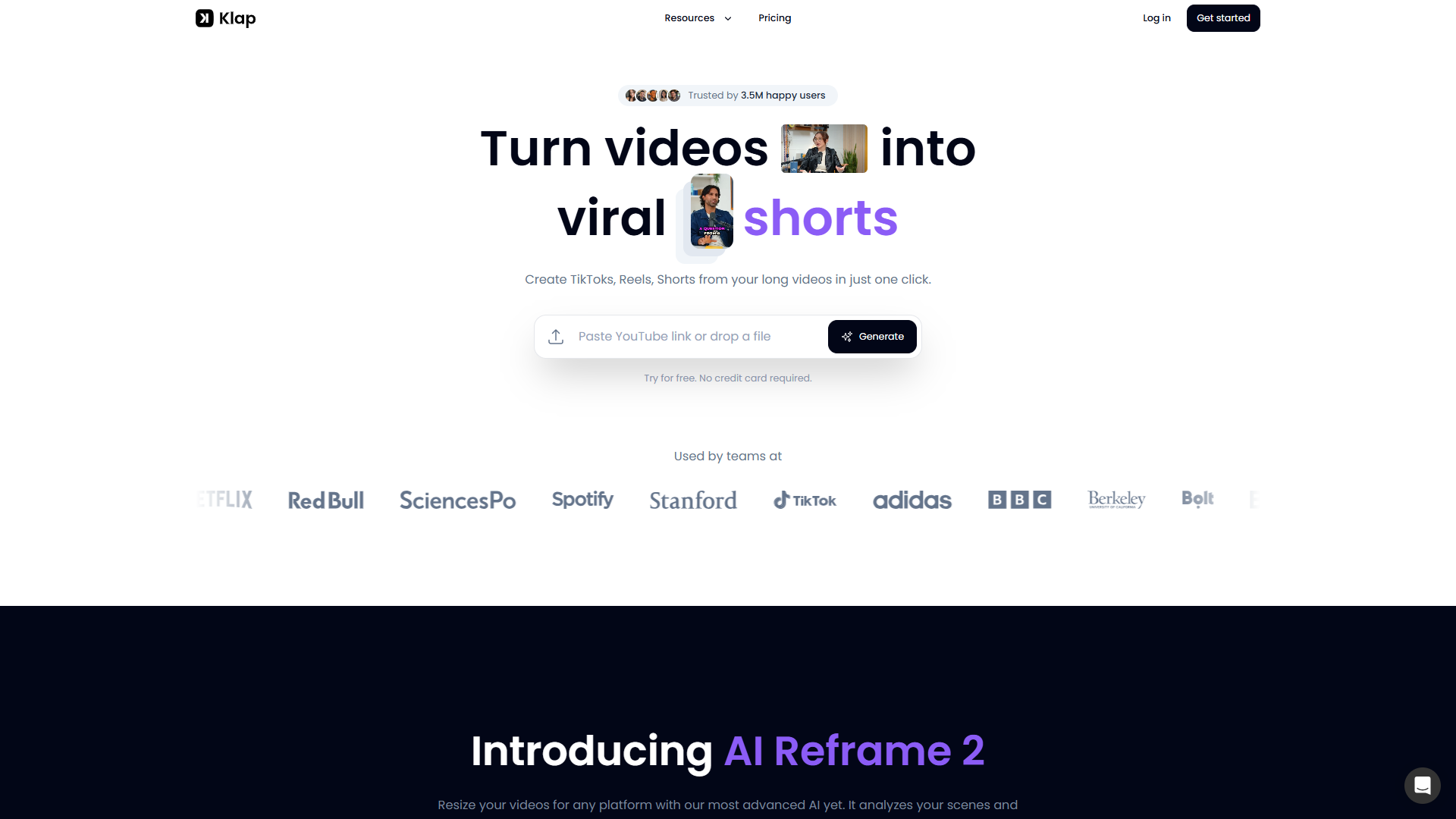 Klap product screenshot