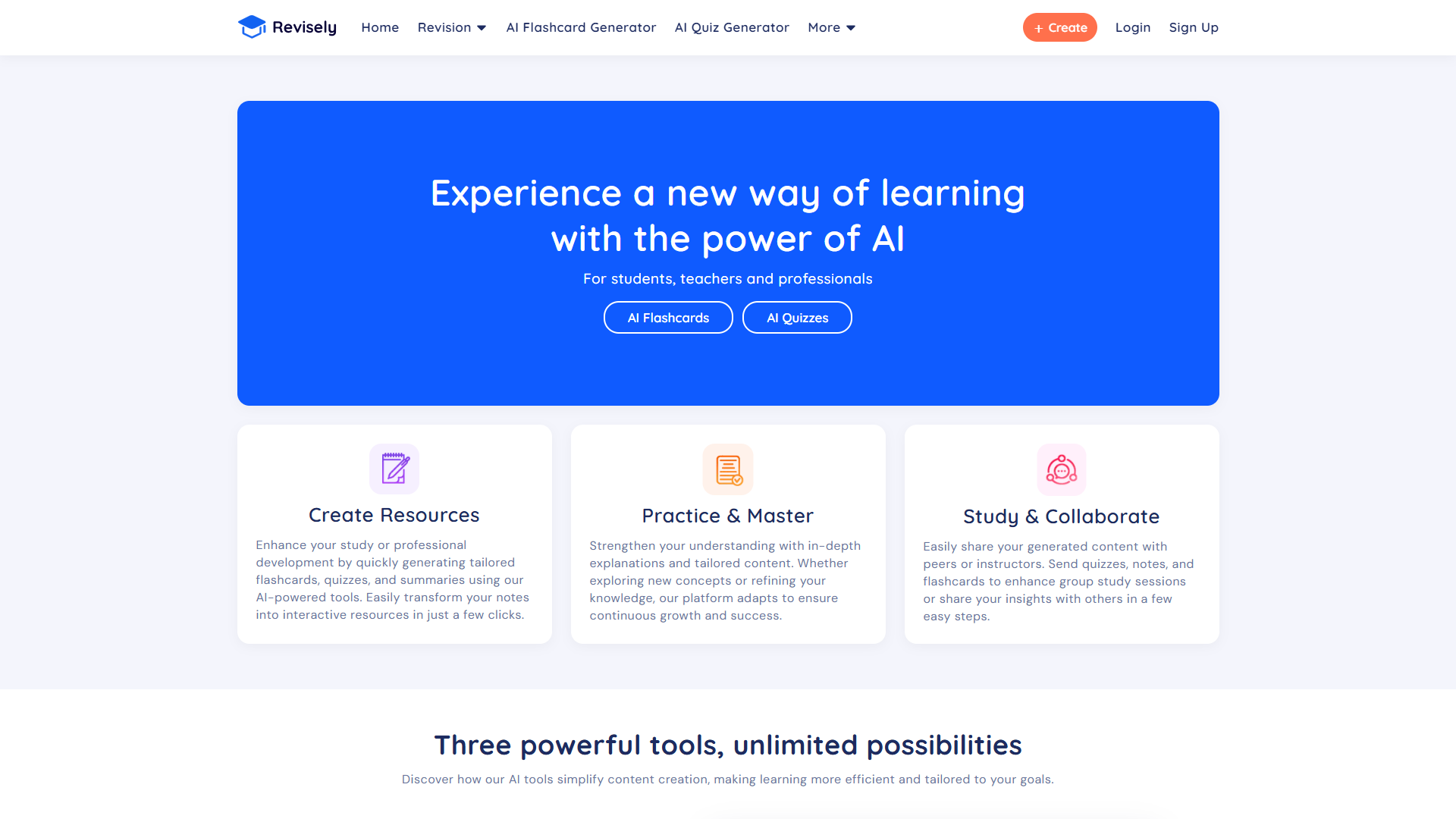 Revisely product screenshot