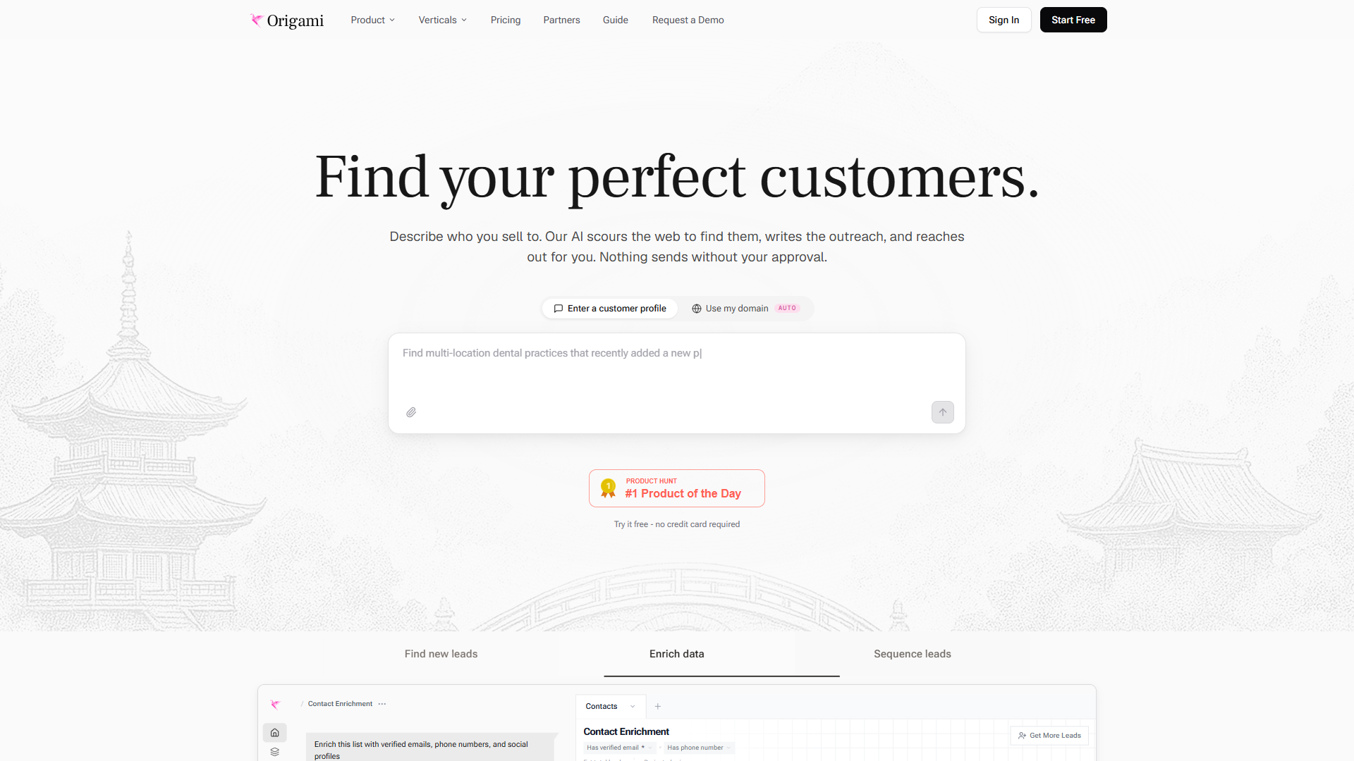 Origami product screenshot
