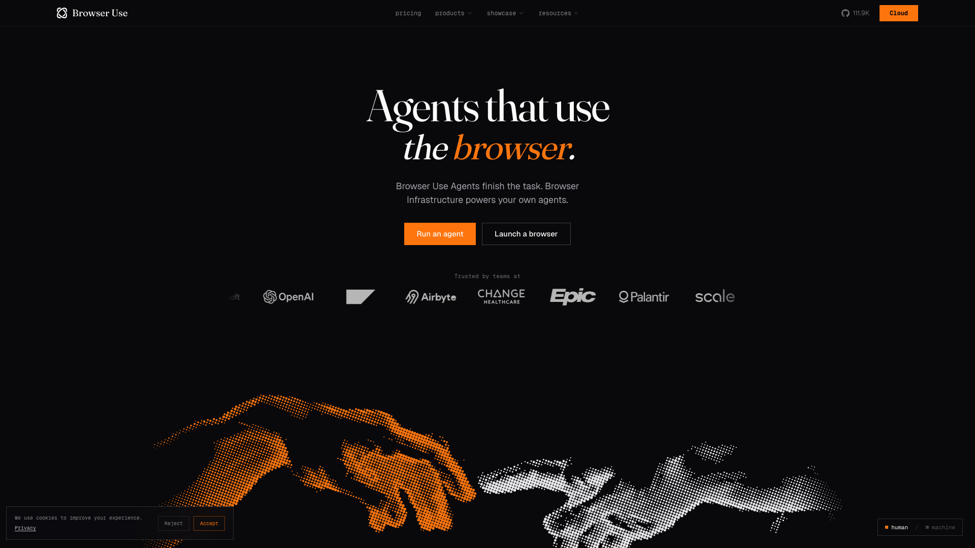 Browser Use product screenshot