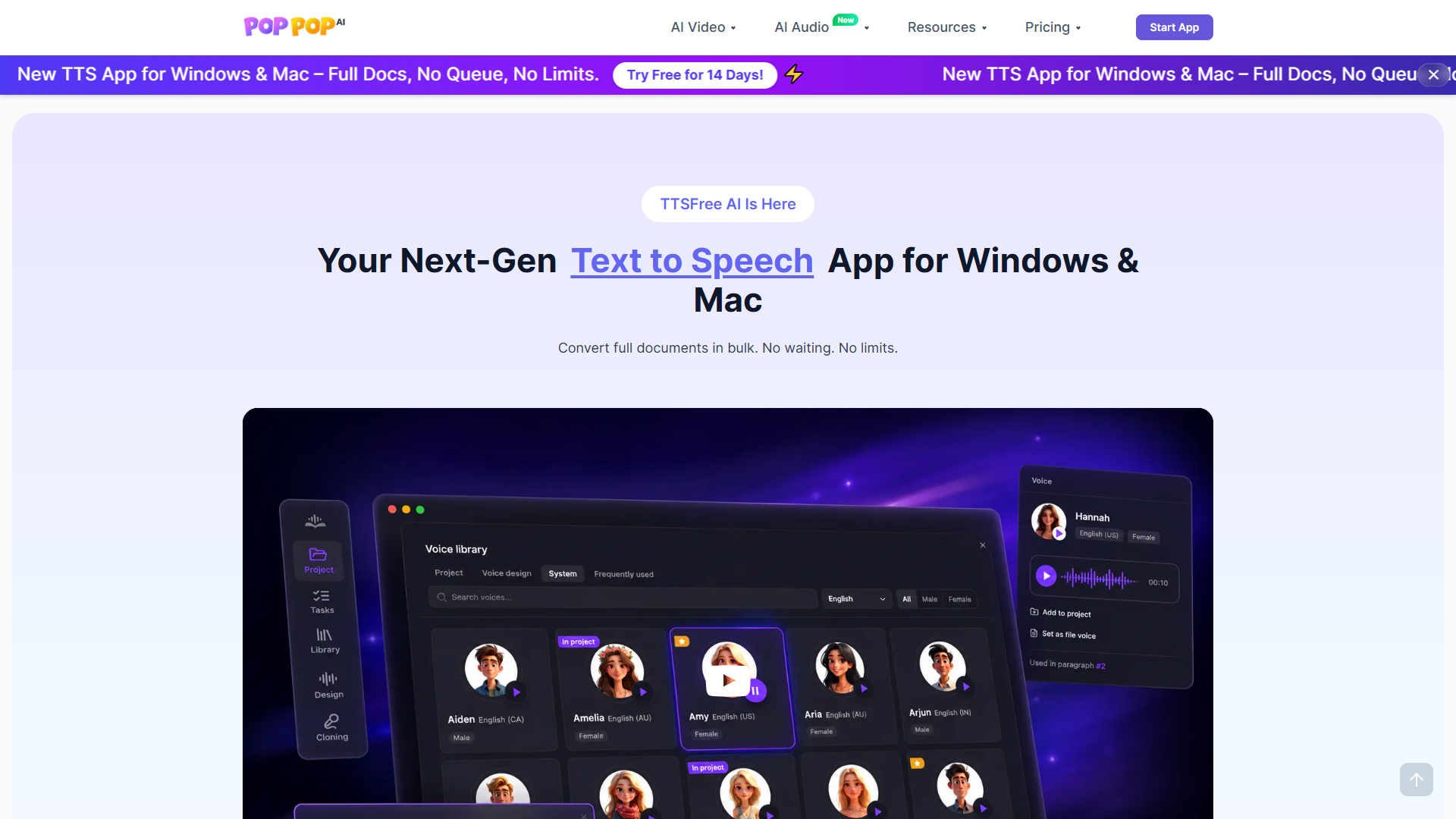 PopPop AI product screenshot
