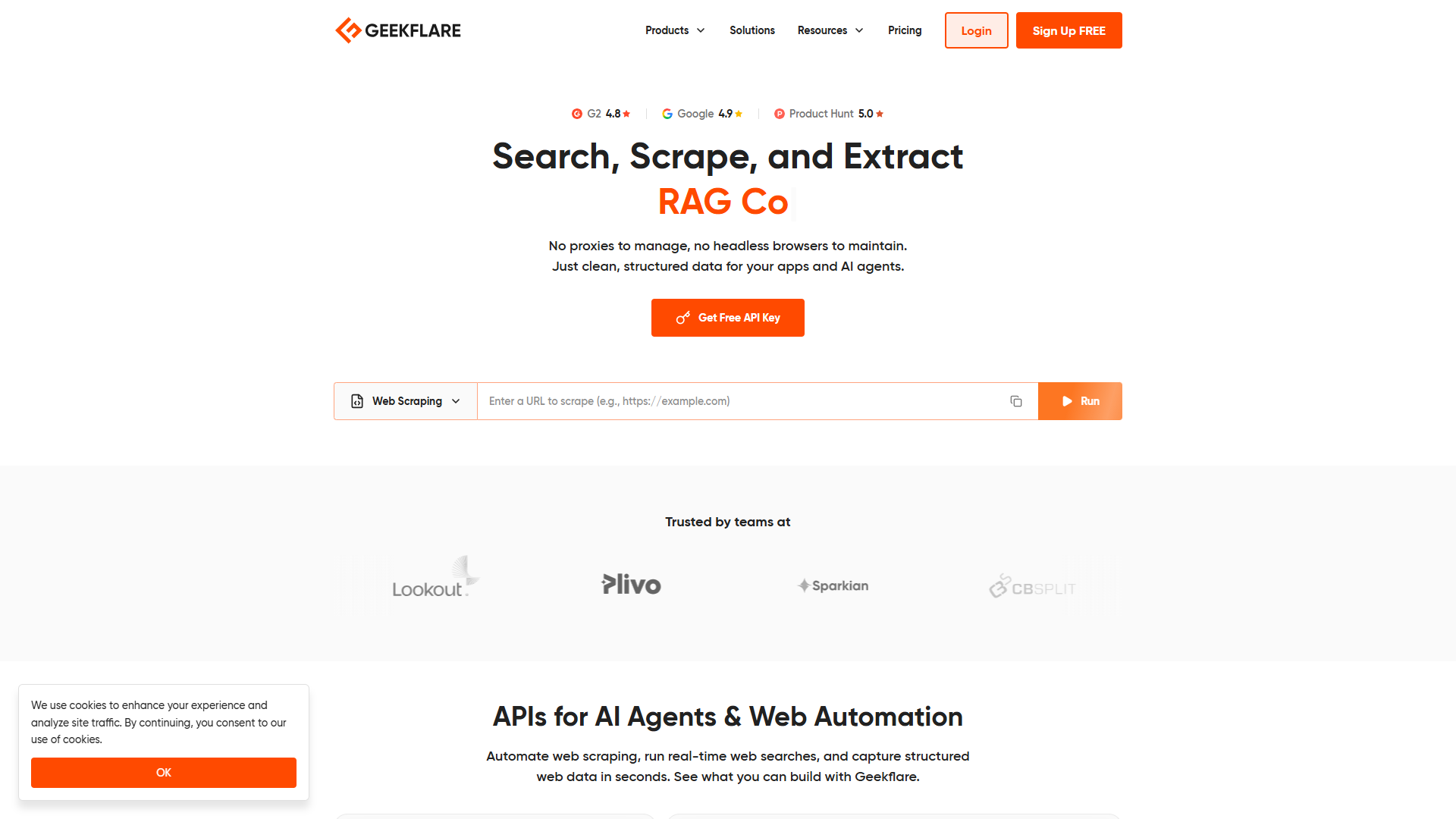 Geekflare product screenshot