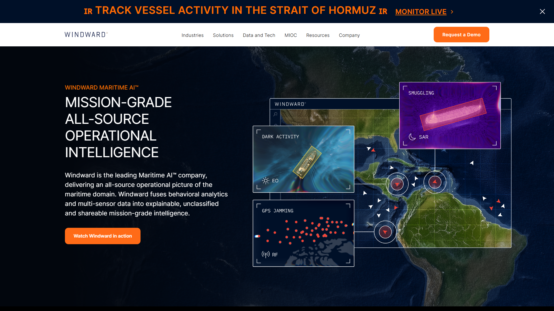 Windward product screenshot