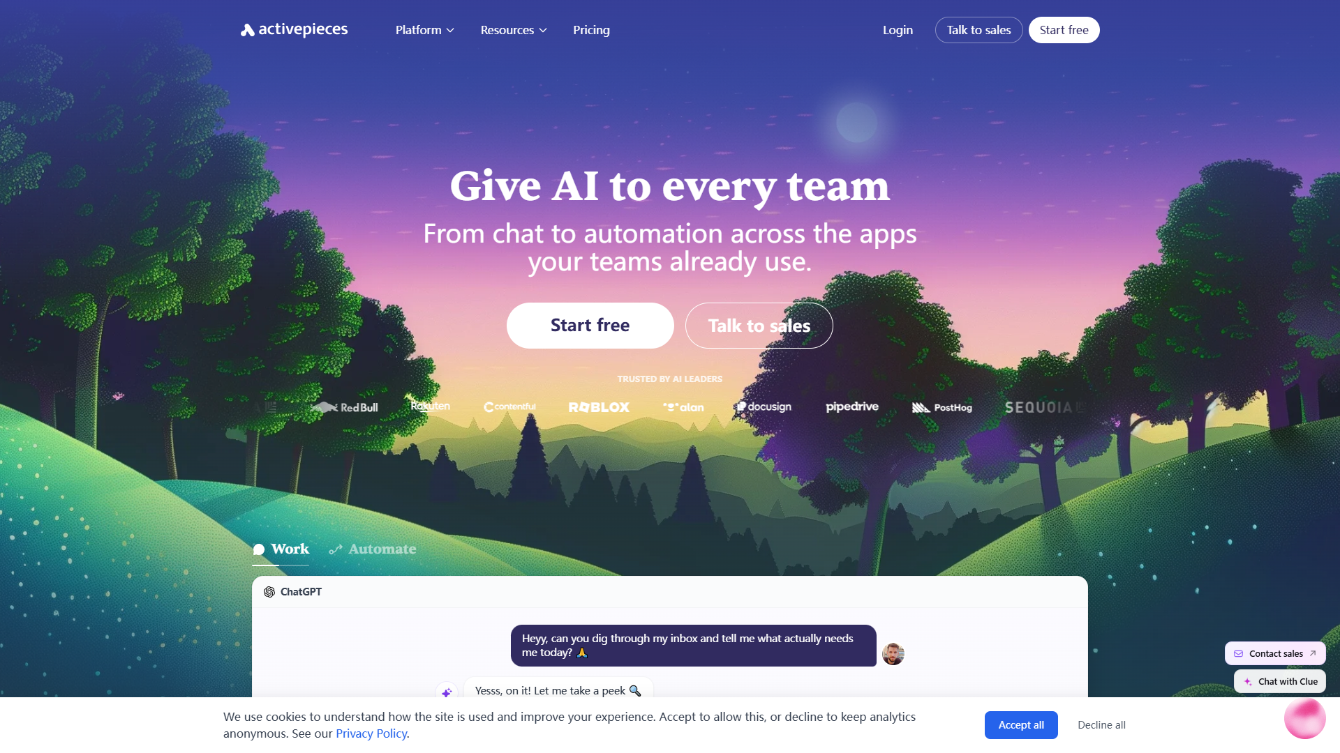 Activepieces product screenshot